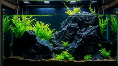 Schiefersteine im Aquarium