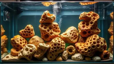 Hardscape Steine im Aquarium