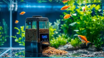 Automatische Fütterung im Aquarium