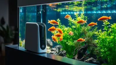 Automatische Futterspender für Aquarien