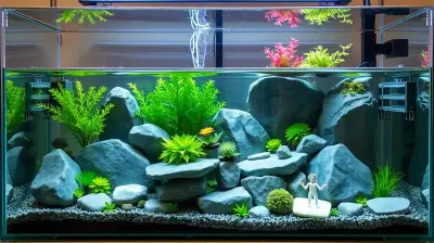 Minimalistische Aquascaping-Designs für kleine Aquarien