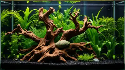 Mangroven Wurzel im Aquarium