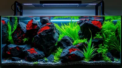 Die Kunst des Aquascaping mit Lava Steinen