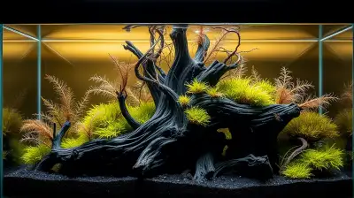 Moorkienwurzel im Aquarium
