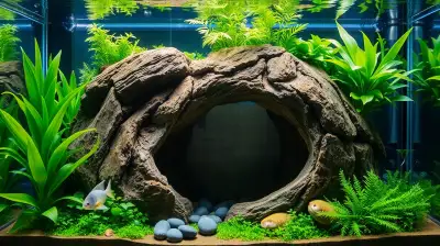 Aquarium Versteckmöglichkeiten für glückliche Fische