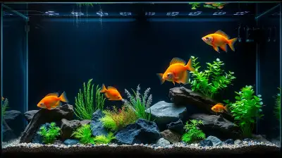 Aquarium Rückwand Farbe
