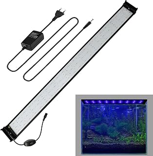Aquarium LED Beleuchtung, 45W Aquarienbeleuchtung, Aquarium-Lichtleiste mit automatischem Timer-S…