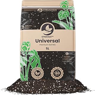 Sybotanica – Universal-Erde 5 L – Premium Coco Blumenerde für Zimmerpflanzen, Torffrei & 180 T…