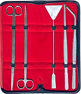 Innotech Aquarium Reinigung kit schwarz Aquascaping Komplett Set Terrarium Pflege Werkzeug aus Ed…