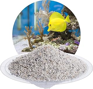 Schicker Mineral Aquariumkies weiß 25 kg, grober Aquariumsand gewaschen, ungefärbt, kantengerun…
