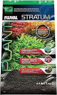 Fluval Stratum, Bodengrund fuer Aquarien, fuer Pflanzen und Garnelen, 2kg