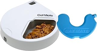 Cat Mate C300 Automatischer 3-Mahlzeiten-Futterautomat mit Digitalem Timer (366) – Für Katzen …