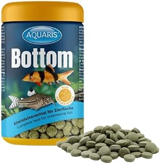AQUARIS Bottom Tabletten – 220 Stück / 145 g / 250 ml. Zierfischfutter für Welse und Schmerlen….