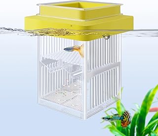 FEDOUR Upgrade Zuchttanks für Aquarien, Schwimmender doppelstöckiger Aquarium-Ablaichkasten und…