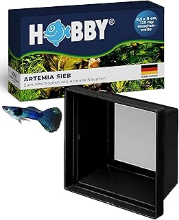HOBBY Aquaristik Artemia Sieb I 8,5 x 8 x 4,4 cm I Sieb zum Abschöpfen von Artemia Nauplien I Ar…