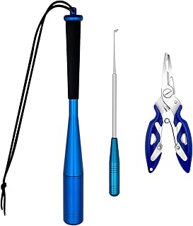 Wonwood_direct Fischtöter, Fisch Totschläger Angelzange Set, Fischbetäuber mit Rutschsicherer …