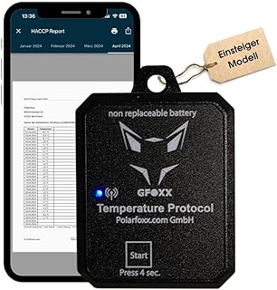 Bluetooth-Thermometer, Automatische Temperaturdokumentation, 100 % HACCP-konform, für Gastrono…