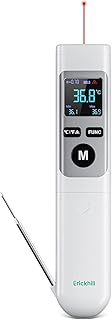 ERICKHILL Infrarot-Thermometer -50℃-550℃, mit faltbarem -50-260℃ Fleischfühler, großer LC…