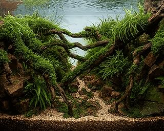 NatureHolic Sea Wood Aquarium & Terrarium Deko Wurzel – Natürliches Wurzelholz für Aquascaping …