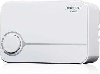 boxtech Aquarium Luftpumpe 5 Watts,Einstellbare Sauerstoffpumpe 2 Luftauslässe.Einstellbare Memb…