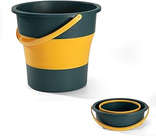 Eimer Faltbar Tragbares Putzeimer Spülwanne Camping Platzsparend Fischerei Wassereimer Mit Griff…