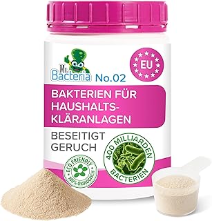 Mr. Bacteria No. 2 Bakterien Aktivator und Reiniger für Ihre häuslichen Kläranlage, Kläranlag…
