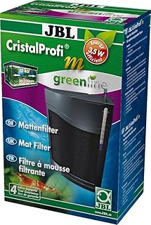 JBL CristalProfi m greenline 6096000, Mattenfilter inkl. Pumpe, Für Aquarien von 20-80 l, 1 Stü…