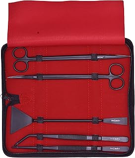 Innotech Aquarium Reinigung kit schwarz Aquascaping Komplett Set Terrarium Pflege Werkzeug aus Ed…