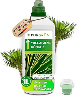 Yuccapalme-Dünger 1 Liter – Schnelles Wachstum dank Stickstoff – Premium-Flüssigdünger mit…