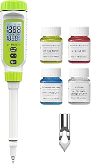 Tadeto pH Messgerät, Hohe Präzision Digitale pH Tester für Wasser, Erde, Pool, Boden, Trink, G…