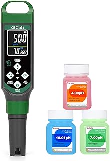 pH Messgerät für Hydrokulturen, pH Messgerät für Pool, TDS EC Messgerät mit Farbdisplay, pH …