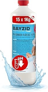 15 x 1 kg BAYZID pH Senker Minus 14,9% von Höfer Chemie für Pool & Schwimmbad zur Senkung des p…