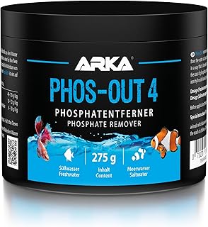 Phosphatentferner Aquarium – ARKA Phos-Out 4 Granulat 500 ml – entfernt Phosphat, Silikat & G…