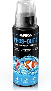 Phosphatentferner Aquarium – ARKA Phos-Out 4 – 118 ml – flüssiger PO4-Entferner für Sü…
