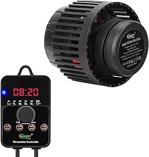 hygger Wellenpumpe für Aquarium, 6000 LPH Aquarium Strömungspumpe mit Intelligenter Steuerung, …