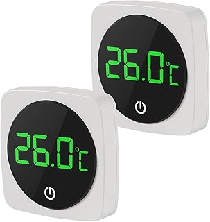 2er Set Aquarium-Thermometer Drahtloses Touch-Stick-Digital-Aquarium-Thermometer mit LED-Anzeige …