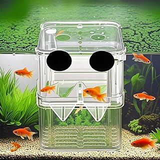 Aufzuchtbecken Aquarium,Fish tank Zucht Isolation Box, Züchter Isolation Divider Brutkasten, Mul…
