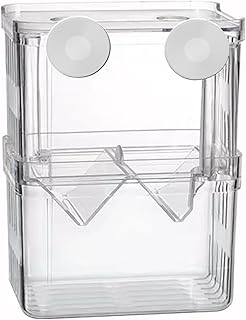 Fischzuchtbox,Aquarium Zuchtbox, Fischisolierbox mit Saugnäpfen, Aquarium Akklimatisierungs Brut…