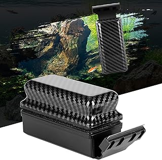 hygger Aquarium Scheibenreiniger Magnet, Aquarium Magnetbürste Scheiben Reinigungsmagnet mit 2 S…