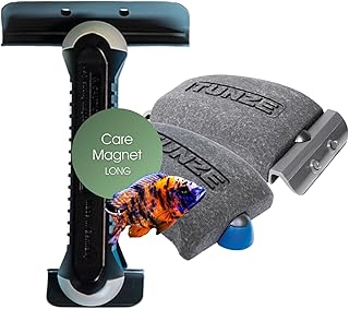 Tunze Care Magnet Long I Aquarienreiniger für 10-15 mm Glasstärke I schlanker Scheibenreiniger …