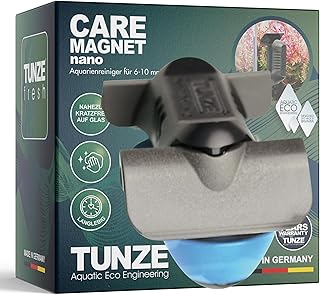 TUNZE Care Magnet Nano I Aquarienreiniger für 6-10mm Glasstärke I schlanker Scheibenreiniger mi…