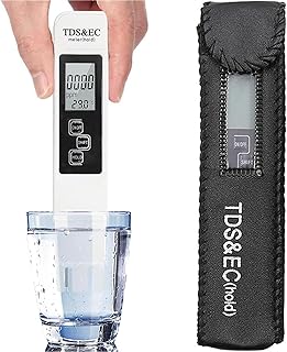 KEWAYO 3 in1 TDS Messgerät mit EC sowie Temperatur Meter– digitaler Wasserqualität-Tester, Me…
