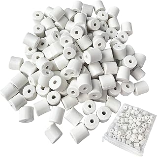 500g Aquarium-Filtermedien Zubehör für Aquariumfilter Keramikringe Biologische Filtermedium Ker…