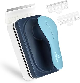fishkeeper 2-in-1 Aquarium Magnet Scheibenreiniger, Aquarium Reinigung Magnetbürste, Ergonomisch…
