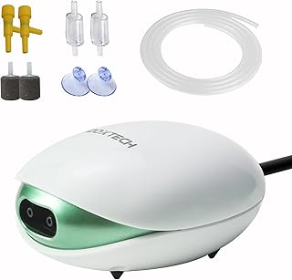 boxtech Aquarium Luftpumpe, Blasenstein, Ruckschlagventil und Steuerventil Anzug Sauerstoffpumpe