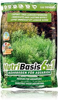 Dennerle NutriBasis 6 in 1 – Nährboden für Aquarien – für prächtigen Pflanzenwuchs 4,8 kg