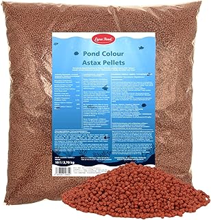 Lyra Pond® 10 L (3,7 kg) Pond Colour Astax Koi Pellets Fischfutter Teichfutter | Für Leuchtende…