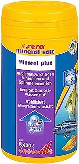 sera Mineral Salt 250 ml (270 g) | Mineralien- & Spurenelemente für Aquarien | Calcium, Magnesiu…
