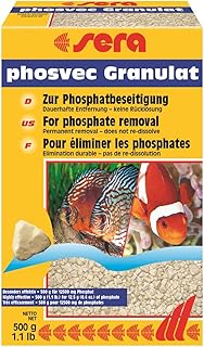 sera phosvec Granulat 500 g | Effektiv gegen Algenbildung | Bis zu 3 Monate wirksam | Für Süß-…