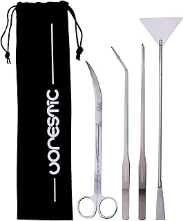 VORESTIC Aquarium Starterset Werkzeug, Aquascaping Set, Pinzette Aquarium Sche